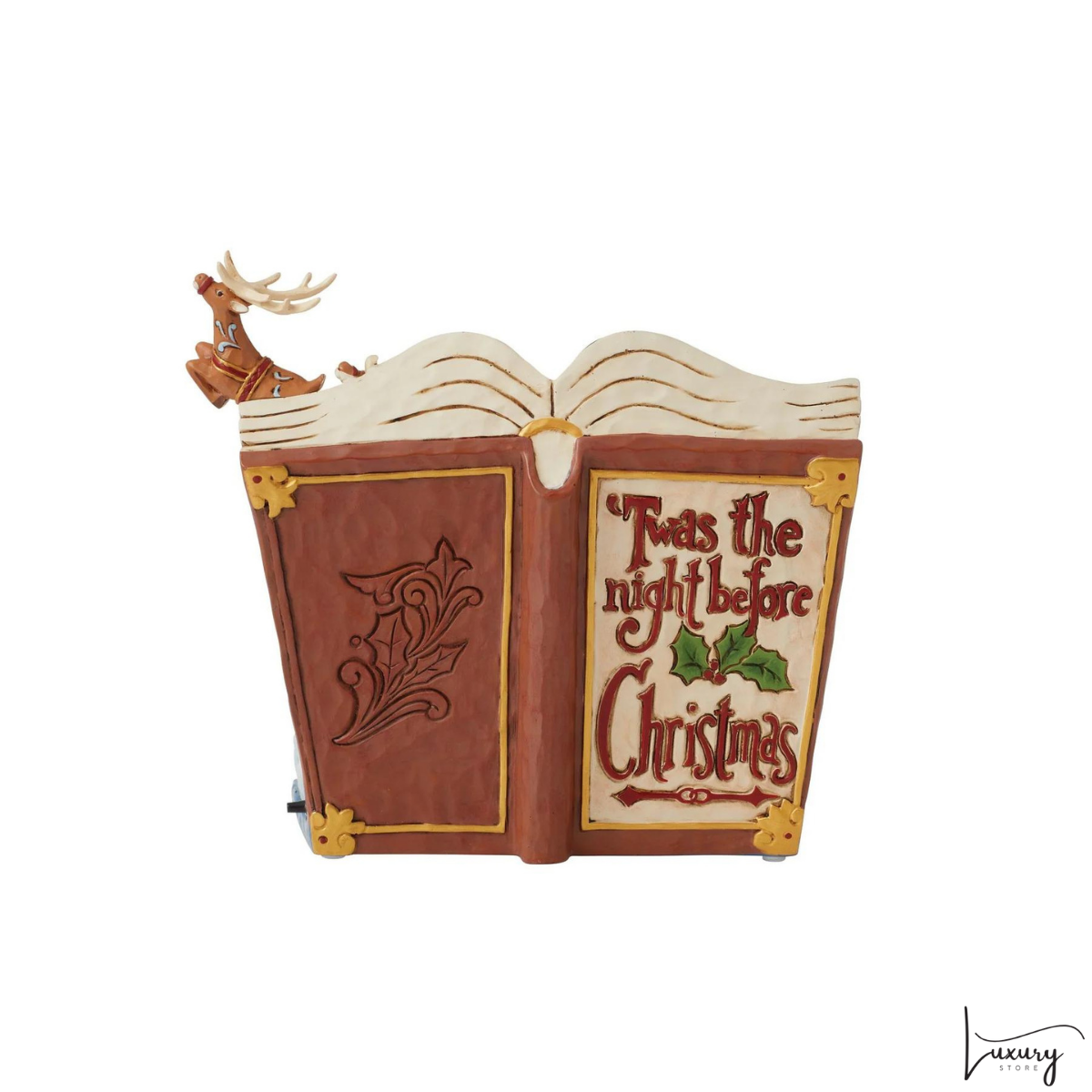 Disney Jim Shore Storybook la notte prima di Natale