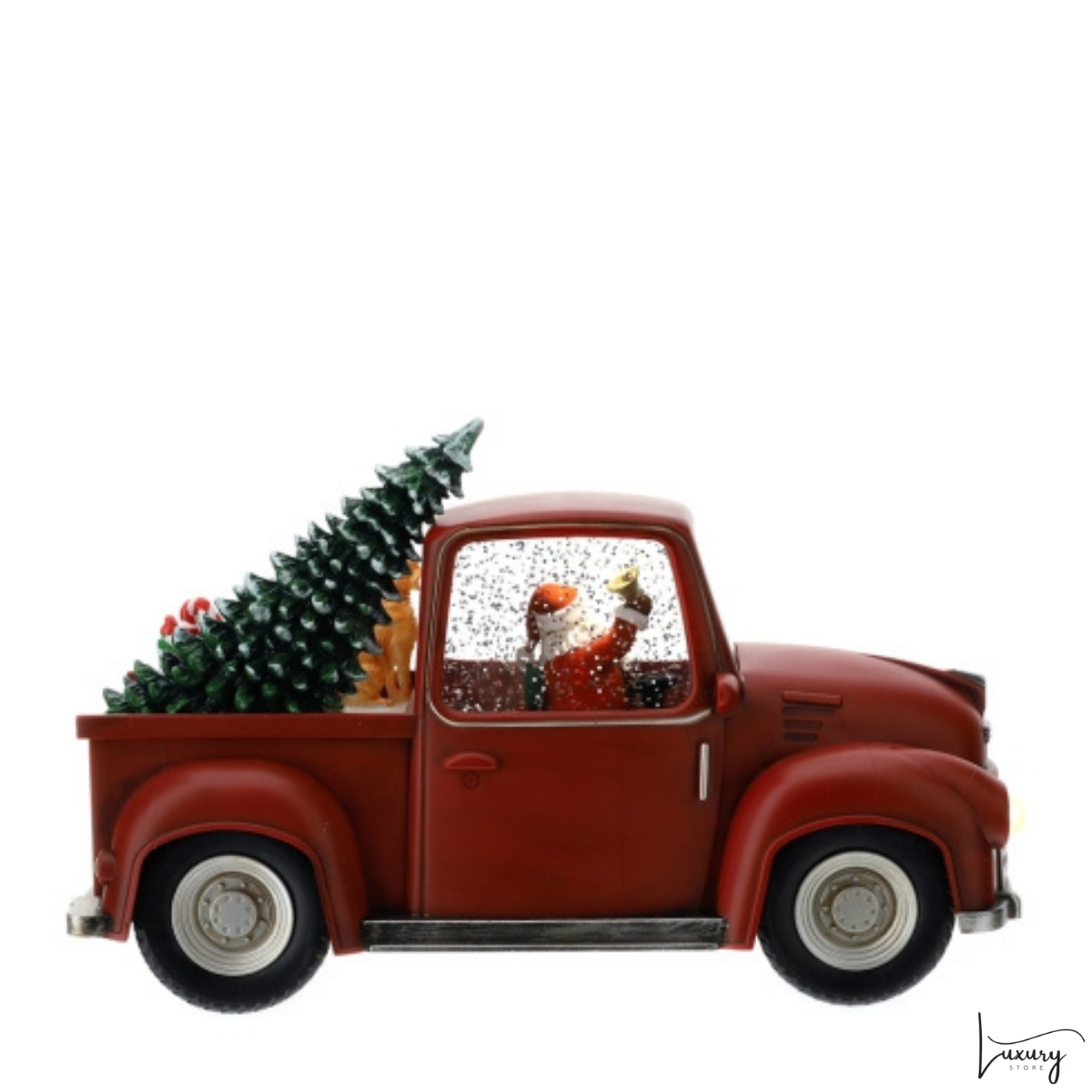 Hervit Pick up Led con Babbo Natale