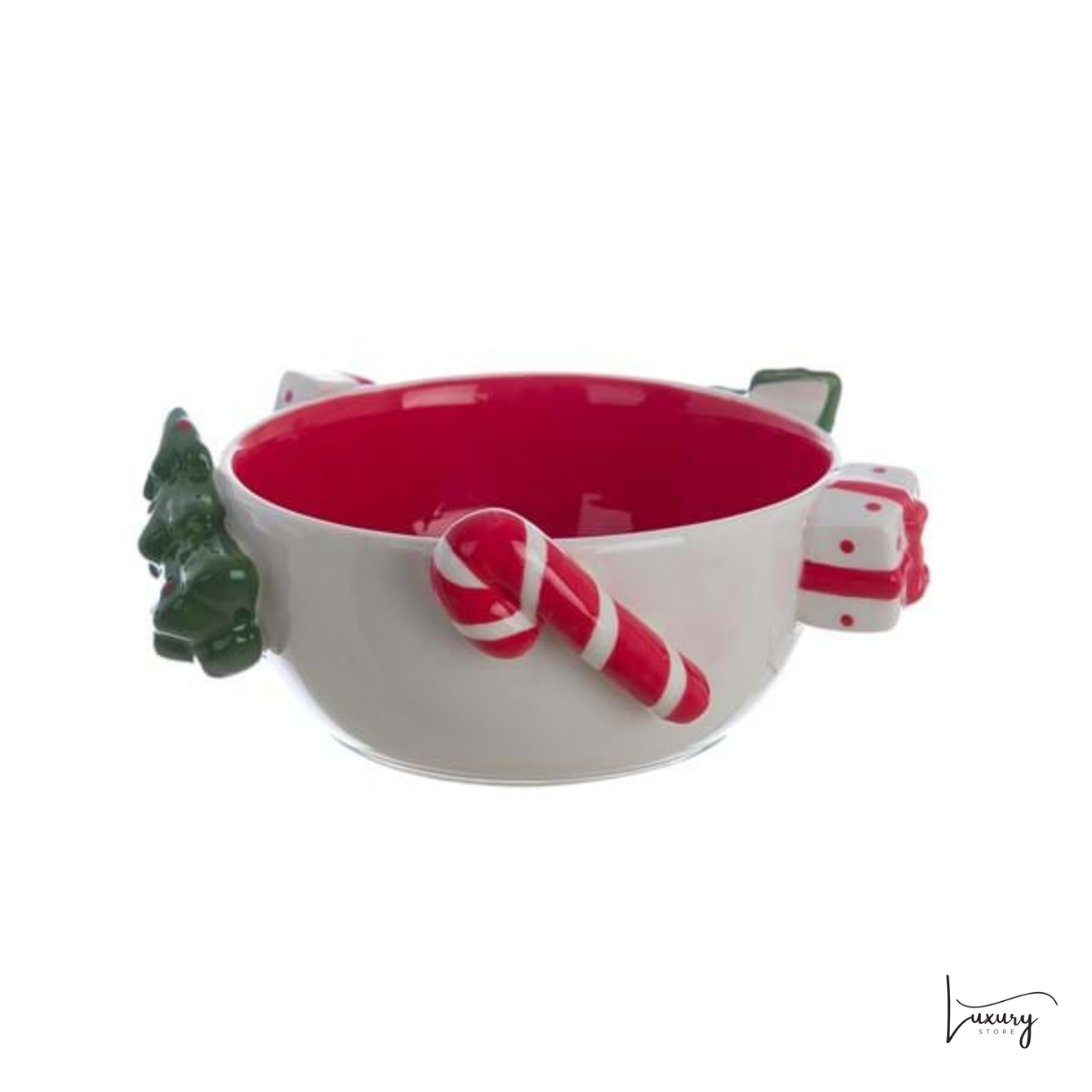 Blanc Mariclo' Ciotola Candy Cane Collection