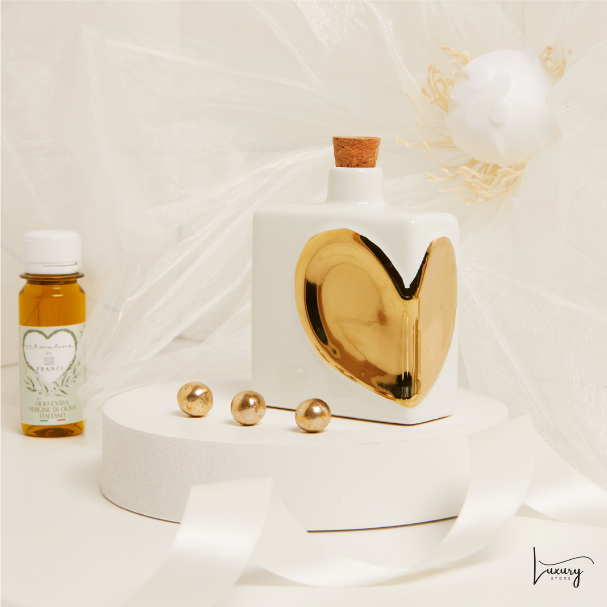 Claraluna Oliera con cuore con olio da 60ml