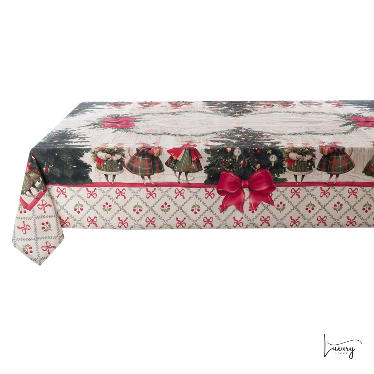 Blanc Mariclò Tovaglia La Favola di Natale Collection