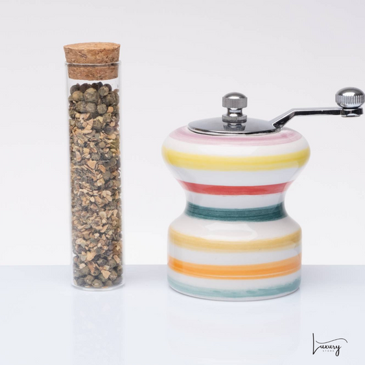 Amici di Cuore Matto Macinapepe Con provetta di pepe gourmet