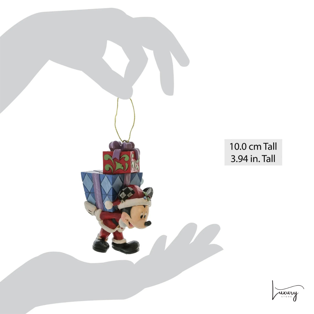 Disney Jim Shore Addobbo per Albero Topolino con pacchetti regalo