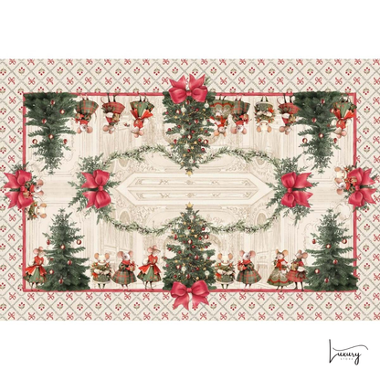 Blanc Mariclò Tovaglia La Favola di Natale Collection
