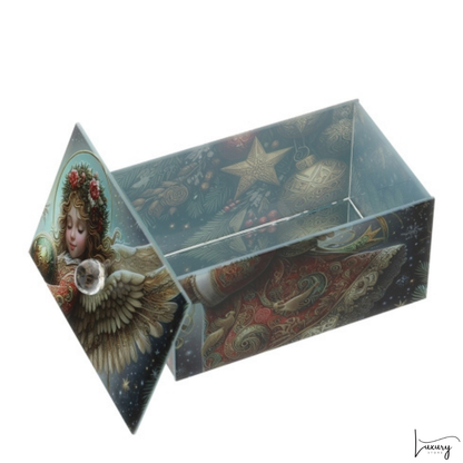 Hervit  Scatola vetro con Angelo