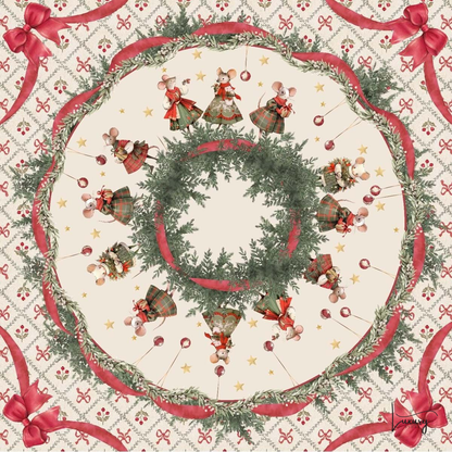 Blanc Mariclò Foulard Favola di Natale Collection