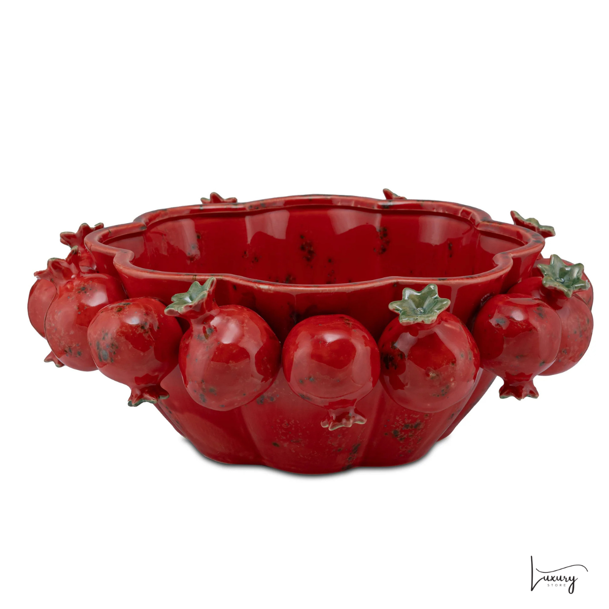 Rituali Domestici Vaso Basso, Multigrani - Porcellana, 31,5x31,5x13,5 cm