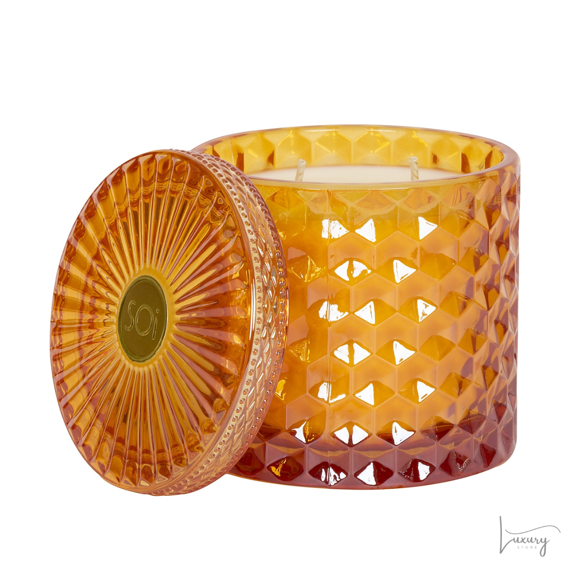 Aqua de Soi Candela in vetro smerigliato 70h -Citrus Twist-