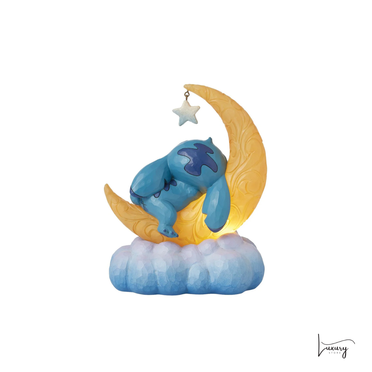 Disney Tradition  Figurina Stitch e Souillon Luna luminosa