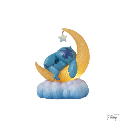 Disney Tradition  Figurina Stitch e Souillon Luna luminosa