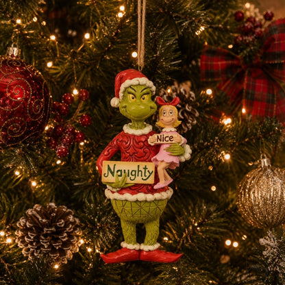 Disney Jim Shore Addobbo Grinch  e Cindy Lou