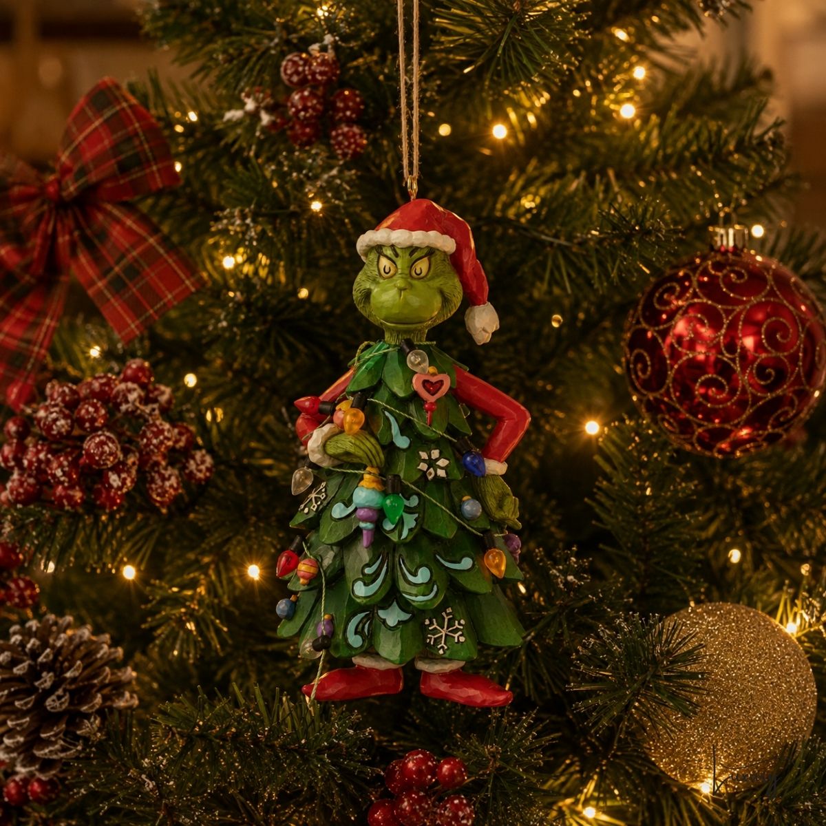 Disney Jim Shore Addobbo Grinch  Albero di Natale