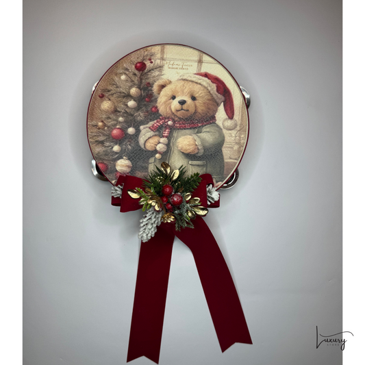 Madame Fiocco Tamburello Teddy Cuore di Coccola