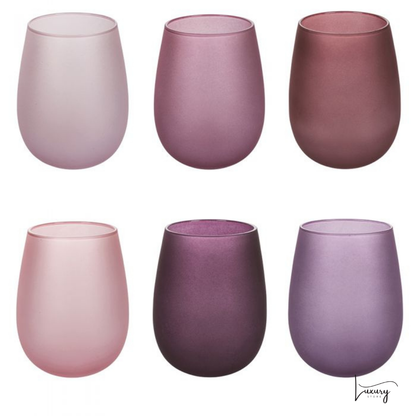 Villa D'este Set 6 Bicchieri acqua Happy houre Shade of Provence