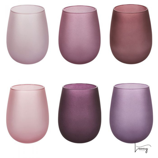 Villa D'este Set 6 Bicchieri acqua Happy houre Shade of Provence