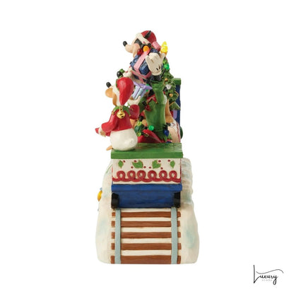Disney Jim Shore Statuetta Il treno di Topolino e i suoi Amici