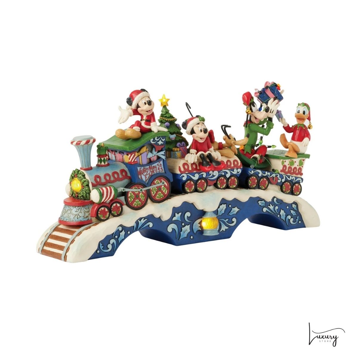 Disney Jim Shore Statuetta Il treno di Topolino e i suoi Amici