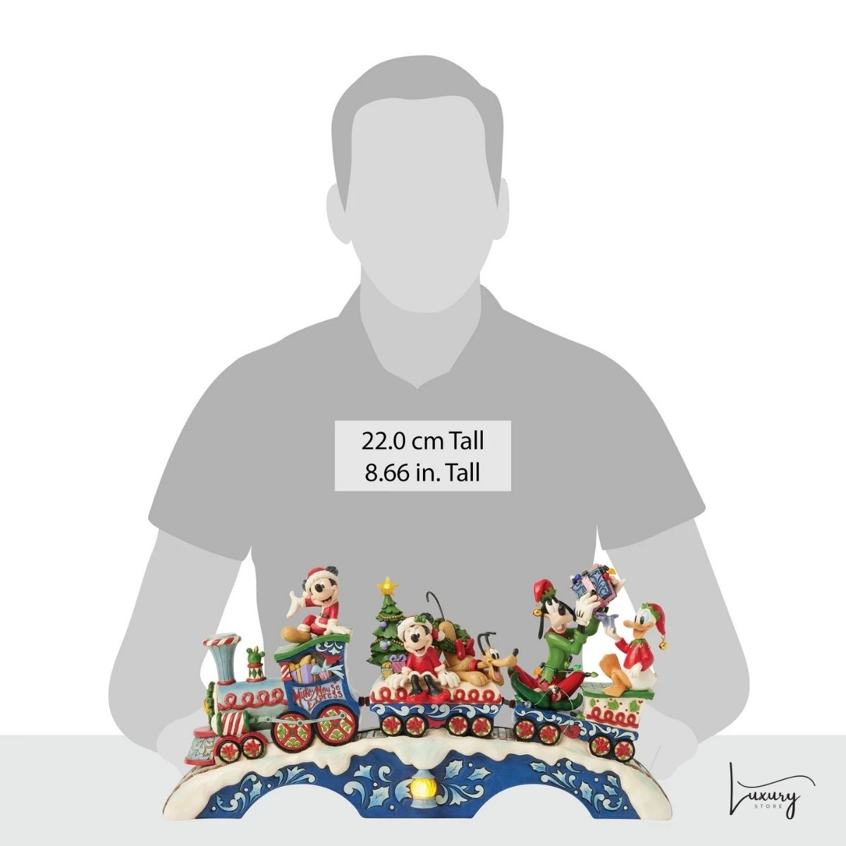 Disney Jim Shore Statuetta Il treno di Topolino e i suoi Amici