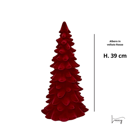 Albero Rosso in Velluto