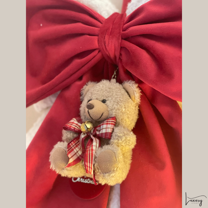 Cherry and Peach Doppio Fiocco con Orsetto