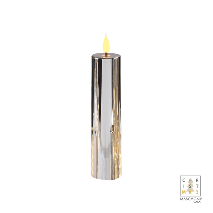 Mascagni Candele Led col. Argento