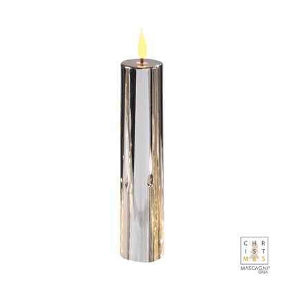 Mascagni Candele Led col. Argento