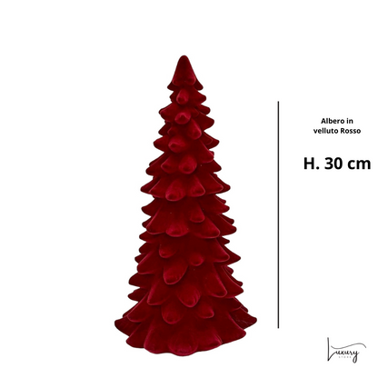 Albero Rosso in Velluto