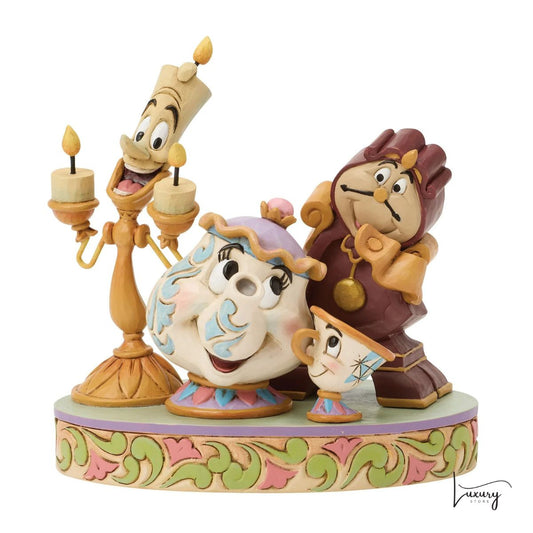 Disney Tradition  Figurina Lumiere, Tockinns, Mrs.Brics Chicco
