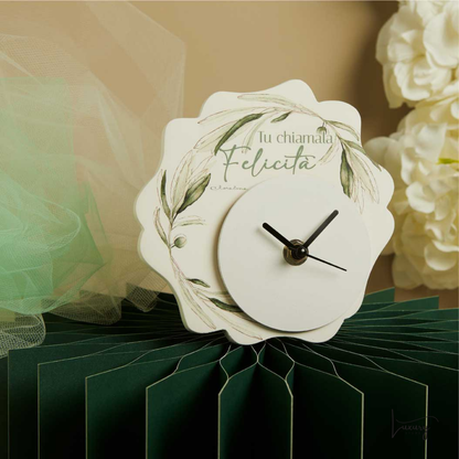Claraluna Orologio decoro Ulivo