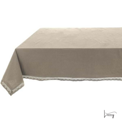 Blanc Mariclò Tovaglia con pizzo Nuovo Infinity Collection