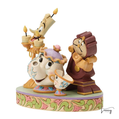 Disney Tradition  Figurina Lumiere, Tockinns, Mrs.Brics Chicco