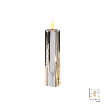 Mascagni Candele Led col. Argento