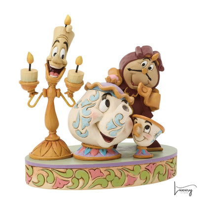 Disney Tradition  Figurina Lumiere, Tockinns, Mrs.Brics Chicco