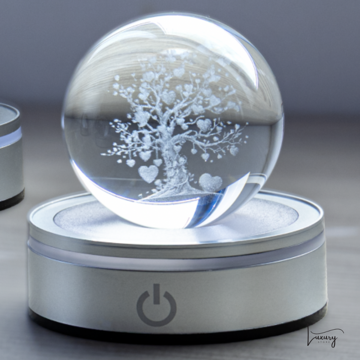Hervit  Sfera Crystal Planet Albero della Vita