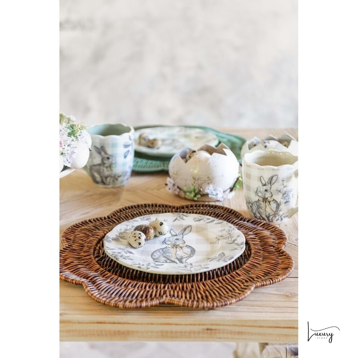 Blanc Mariclò Tazza Mug Vichy Collection