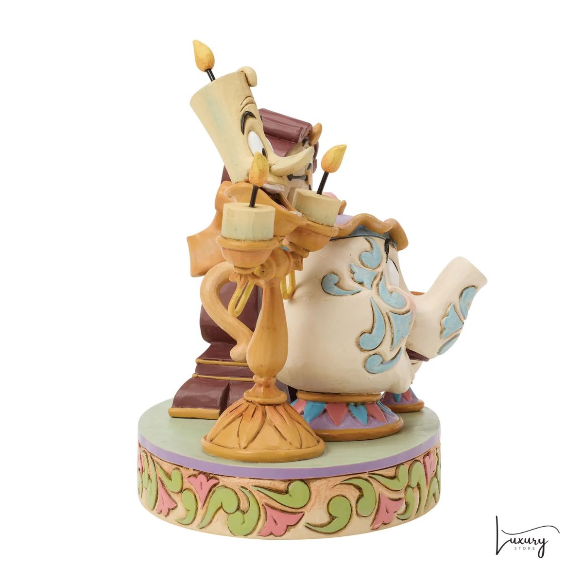 Disney Tradition  Figurina Lumiere, Tockinns, Mrs.Brics Chicco