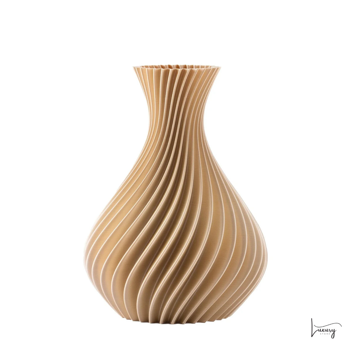 Melaverde Vaso Spirale Champagne H. 21 CM