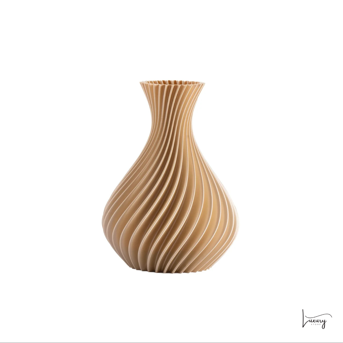 Melaverde Vaso Spirale Champagne H. 21 CM