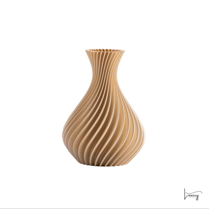 Melaverde Vaso Spirale Champagne H. 21 CM
