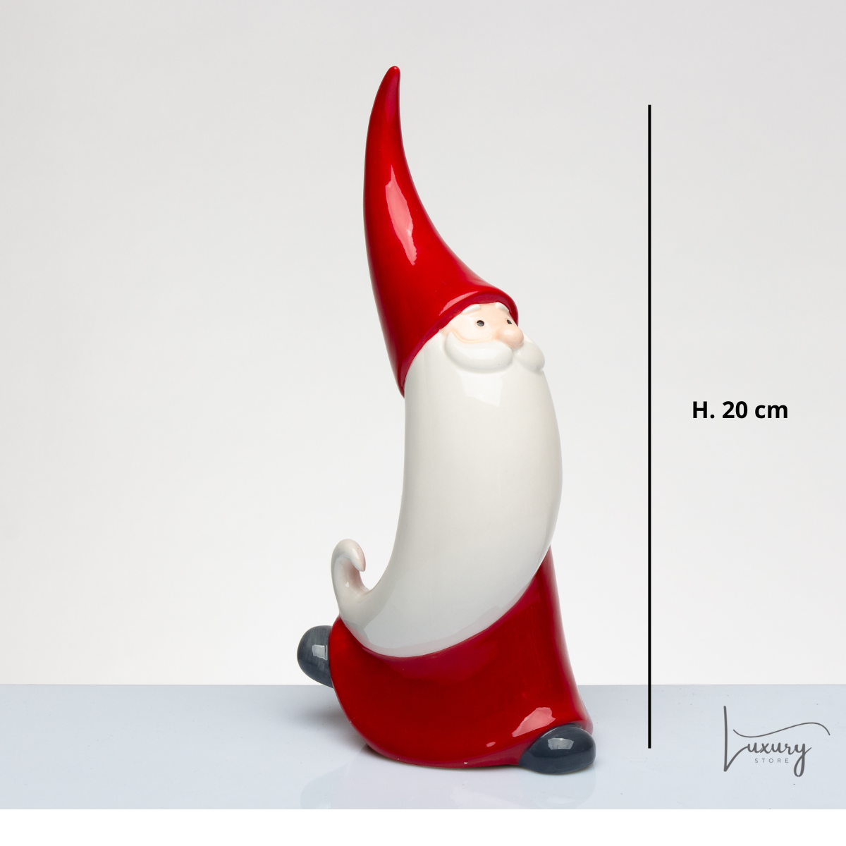 Babbomatto Babbo Natale in ceramica H.20