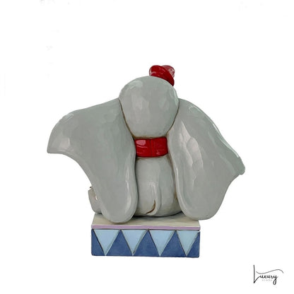 Disney Jim Shore Statuetta Dumbo con Albero di Natale