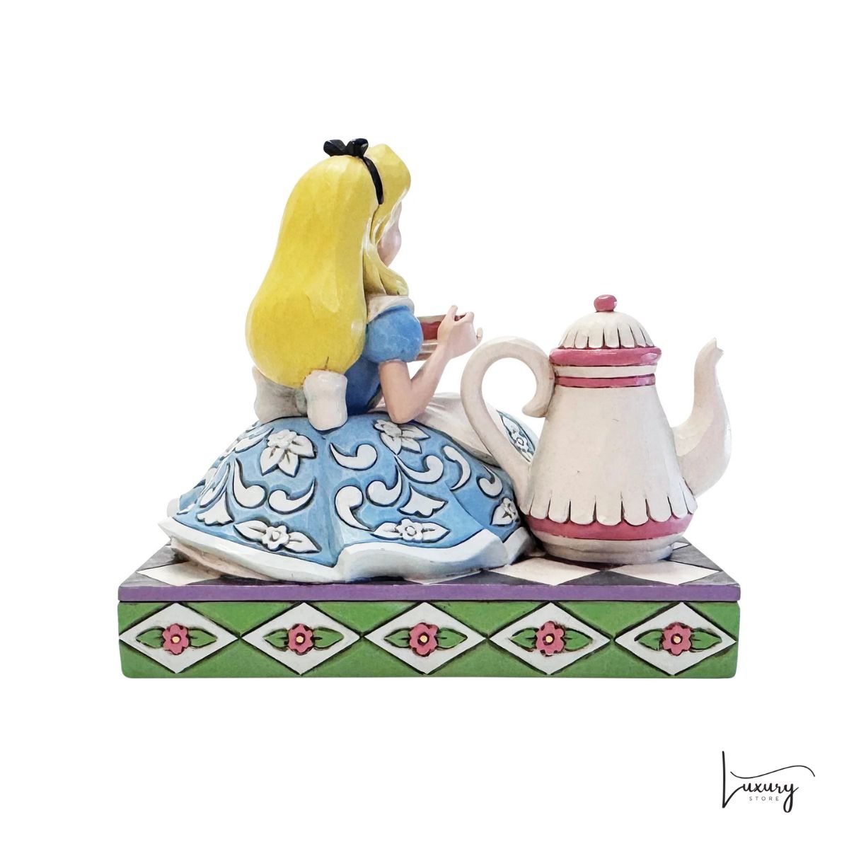 Disney Traditions Figurina Alice con Teiera Gigante – Jim Shore