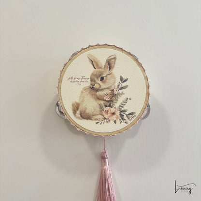Madame Fiocco Tamburello decorativo Coniglietto Sognatore
