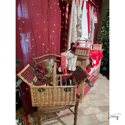 Blanc Mariclo' Set 2 Cestini Favola di Natale Collection