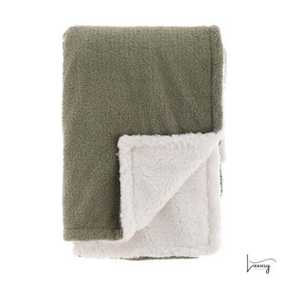 Blanc Mariclò Plaid Sherpa 140*170