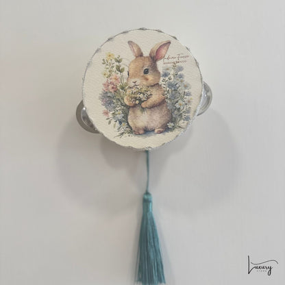 Madame Fiocco Tamburello decorativo Coniglietto Dondolo