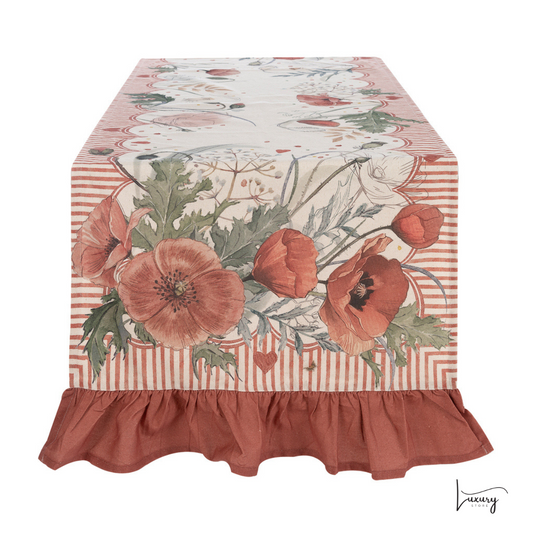 Blanc Mariclò Runner con gala Collezione Coquelicot