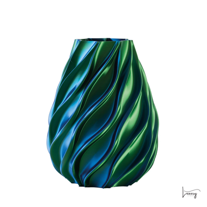 Melaverde Vaso Twist Smeraldo H. 21 CM