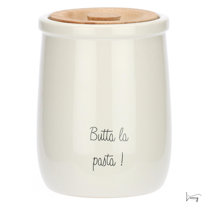 La Porcellana Bianca Gli Onesti Barattolo Sale
