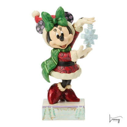 Disney Jim Shore Statuetta Minnie fiocco di neve